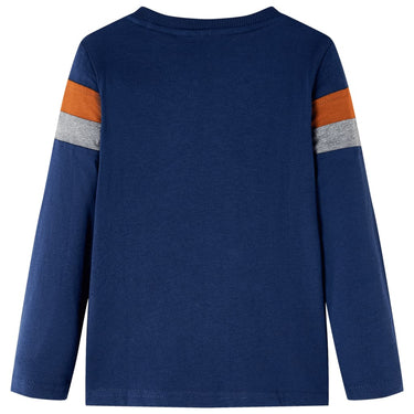Vidaxl kindershirt met lange mouwen 116 marineblauw