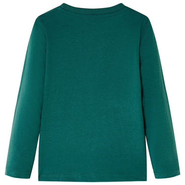 Vidaxl kindershirt met lange mouwen 128 groen