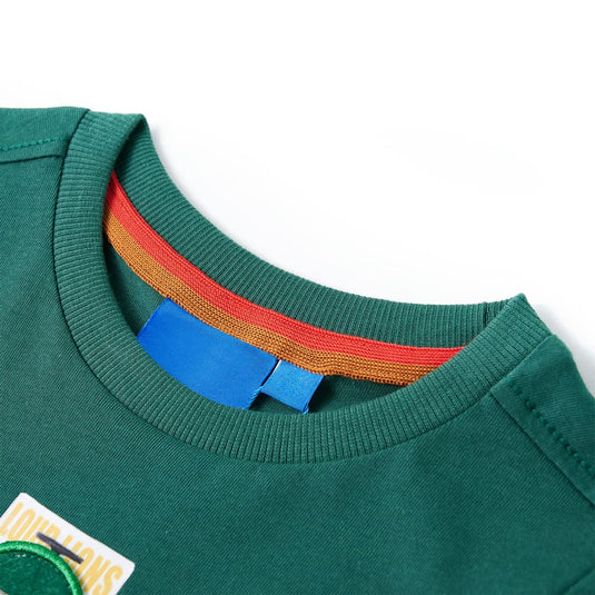 Vidaxl kindershirt met lange mouwen 128 groen