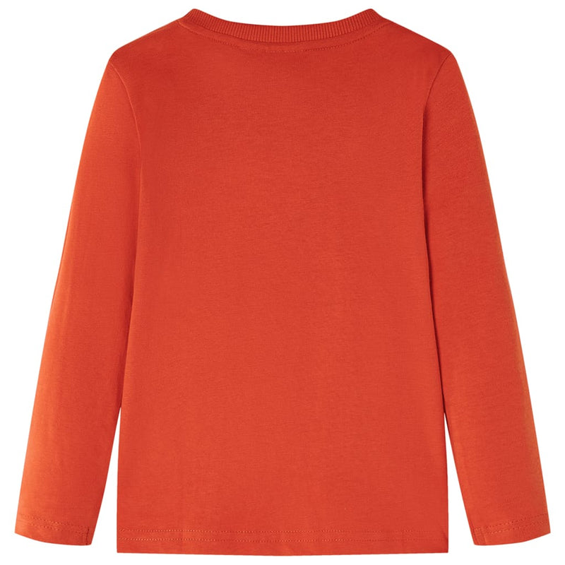Load image into Gallery viewer, VidaXL Kindershirt met lange mouwen 128 oranje
