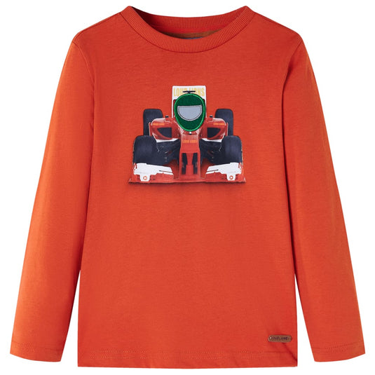 Vidaxl kindershirt met lange mouwen 140 oranje