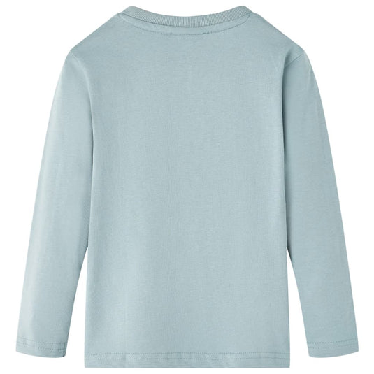 VidaXL Kindershirt met lange mouwen 104 lichtblauw
