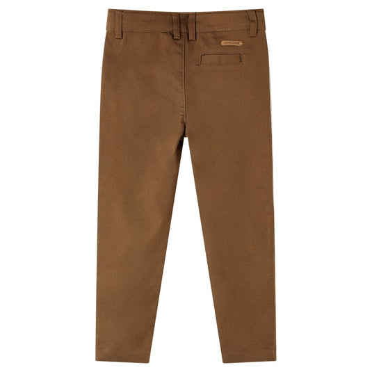 Vidaxl kinderbroek 104 cognackleurig