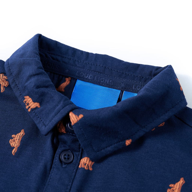Load image into Gallery viewer, Vidaxl kindershirt 128 marineblauw
