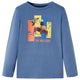 VidaXL Kindershirt met lange mouwen 92 gemêleerd blauw