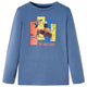 Vidaxl kindershirt met lange mouwen 128 gemêleerd blauw