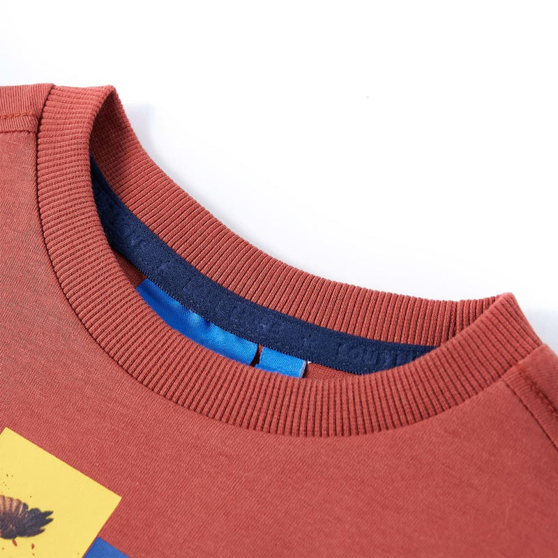 Load image into Gallery viewer, VidaXL Kindershirt met lange mouwen 116 hennakleurig

