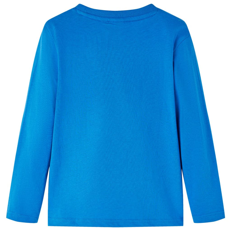 Load image into Gallery viewer, VidaXL Kindershirt met lange mouwen 92 kobaltblauw
