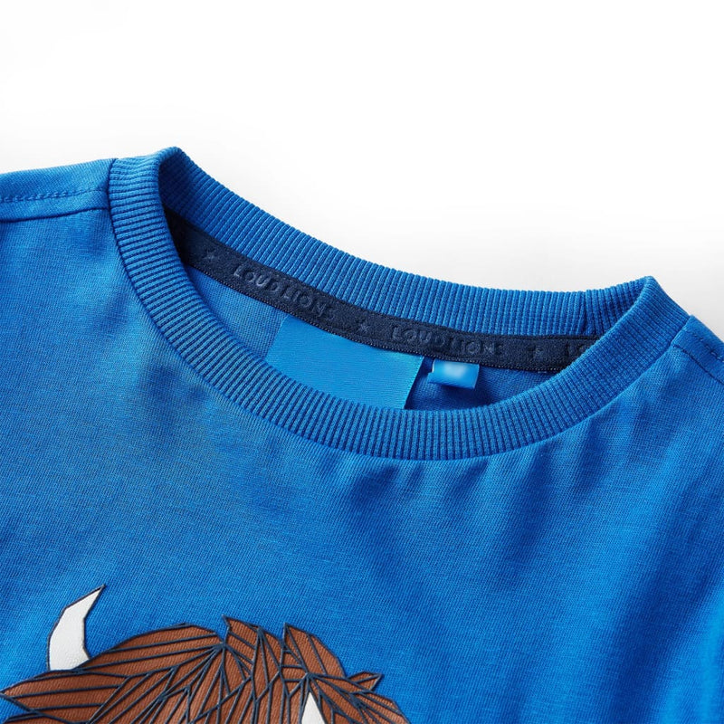Load image into Gallery viewer, VidaXL Kindershirt met lange mouwen 92 kobaltblauw
