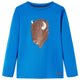 Vidaxl kindershirt met lange mouwen 128 kobaltblauw