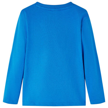 Vidaxl kindershirt met lange mouwen 128 kobaltblauw