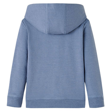 Vidaxl kindertrui met capuchon 104 gemêleerd blauw