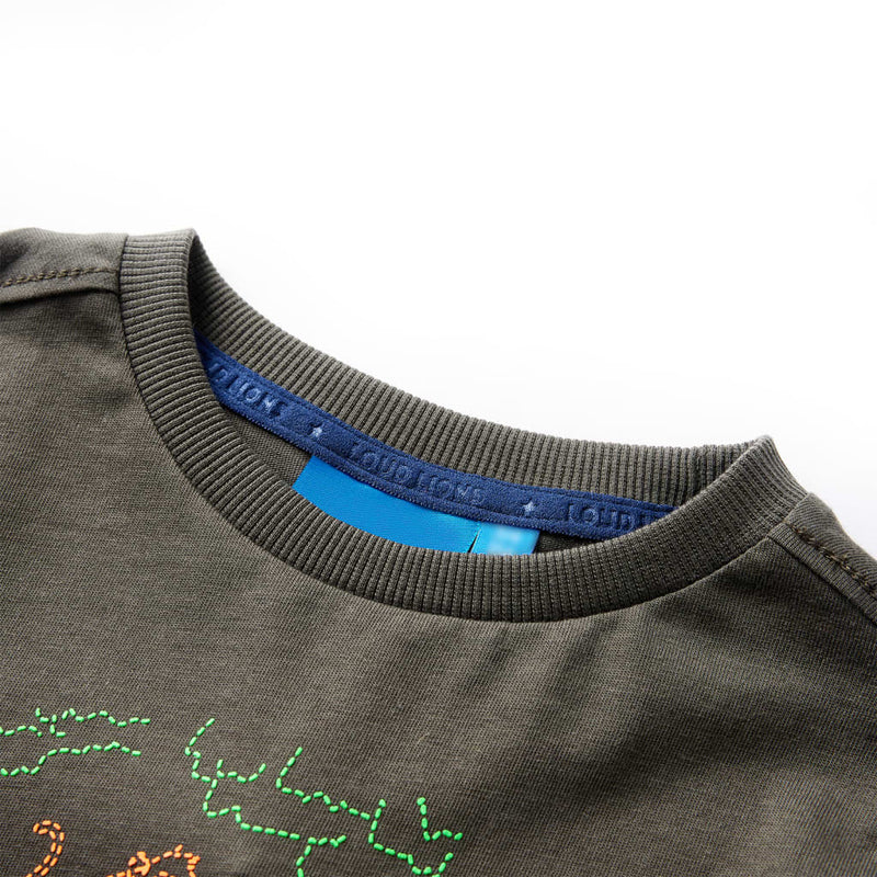Load image into Gallery viewer, Vidaxl kindershirt met lange mouwen 116 kakikleurig
