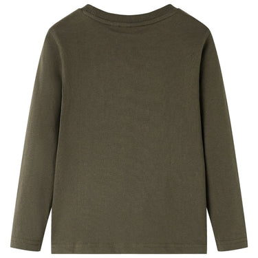 Vidaxl kindershirt met lange mouwen 128 kakikleurig