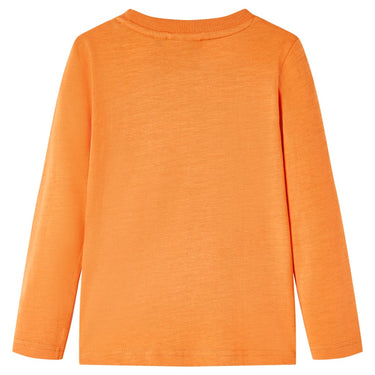 Vidaxl kindershirt met lange mouwen 92 donkeroranje