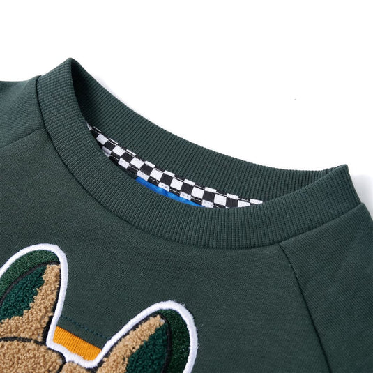 Vidaxl kindertrui 128 donkergroen