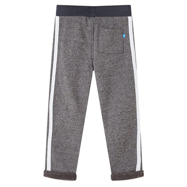 Vidaxl kinderjoggingbroek 104 gemêleerd donkergrijs