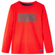 VidaXL Kindershirt met lange mouwen 92 rood