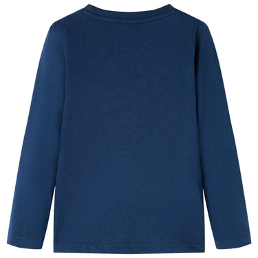 Vidaxl kindershirt met lange mouwen 116 marineblauw