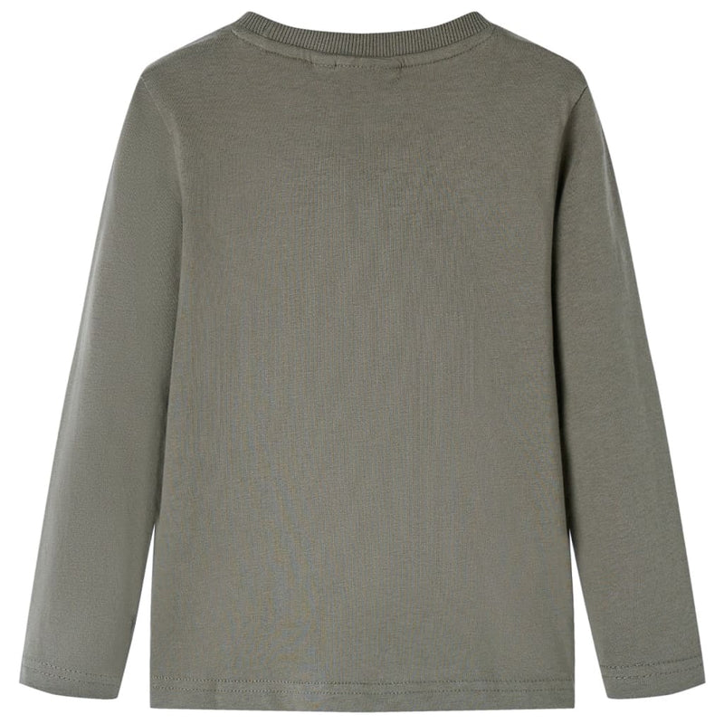 Load image into Gallery viewer, Vidaxl kindershirt met lange mouwen 104 kakikleurig
