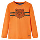 Vidaxl kindershirt met lange mouwen 116 donkeroranje
