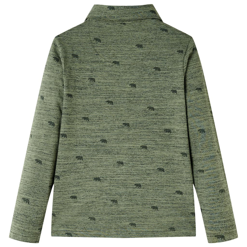 Load image into Gallery viewer, Vidaxl kindershirt 104 gemêleerd kakikleurig
