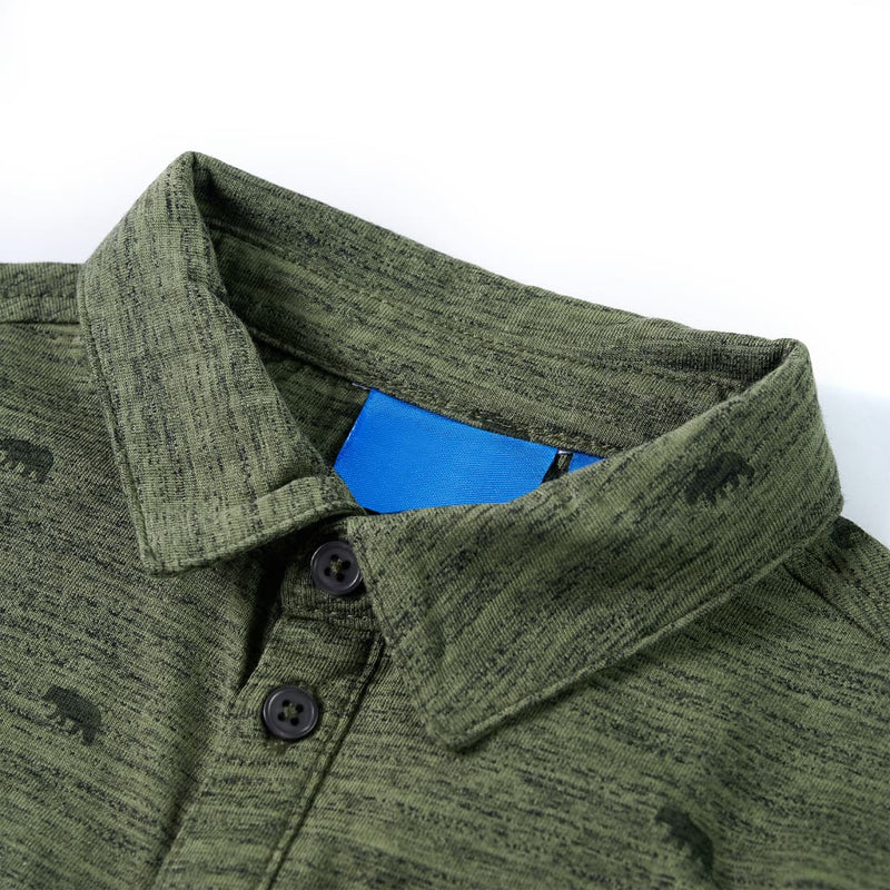 Load image into Gallery viewer, Vidaxl kindershirt 116 gemêleerd kakikleurig
