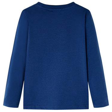 Vidaxl kindershirt met lange mouwen 92 jeansblauw