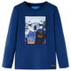 VidaXL Kindershirt met lange mouwen 140 jeansblauw