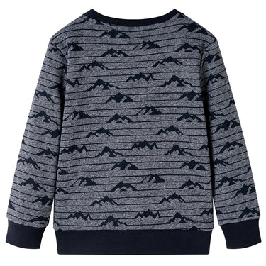 Vidaxl kindertrui 92 gemêleerd marineblauw