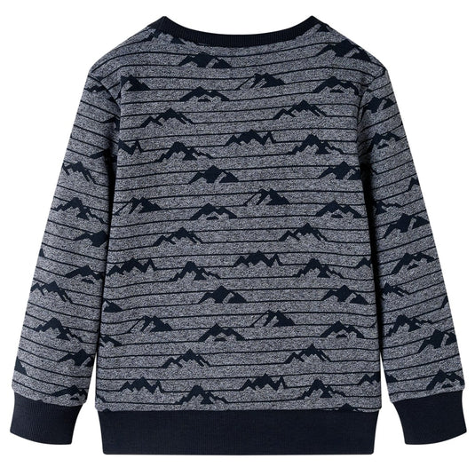 Vidaxl kindertrui 116 gemêleerd marineblauw