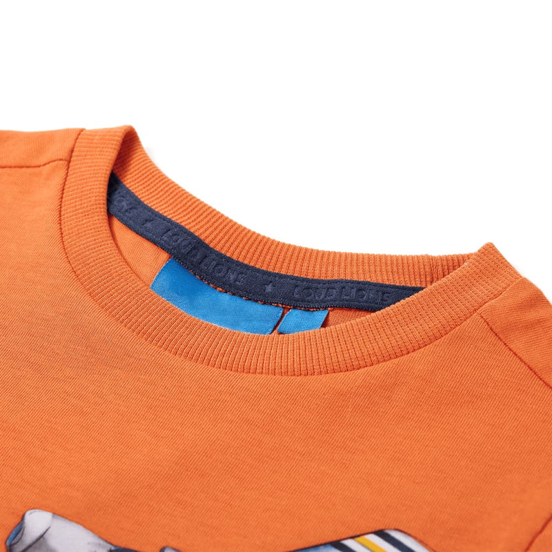 Load image into Gallery viewer, VidaXL Kindershirt met lange mouwen 116 donkeroranje
