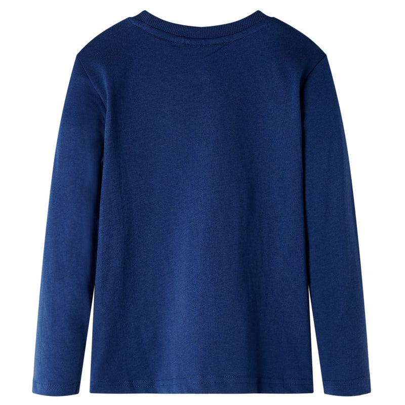 Load image into Gallery viewer, VidaXL Kindershirt met lange mouwen 116 marineblauw
