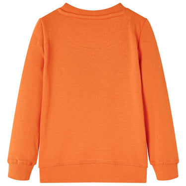 Vidaxl kindertrui 128 donkeroranje