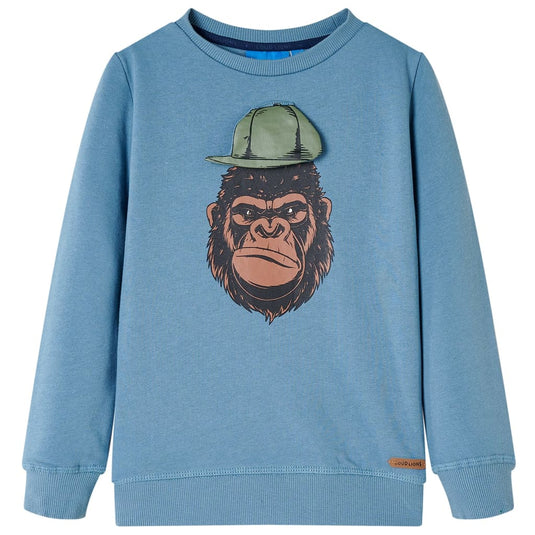 Vidaxl kindertrui 92 middelblauw