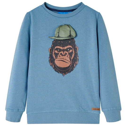 Vidaxl kindertrui 116 middelblauw