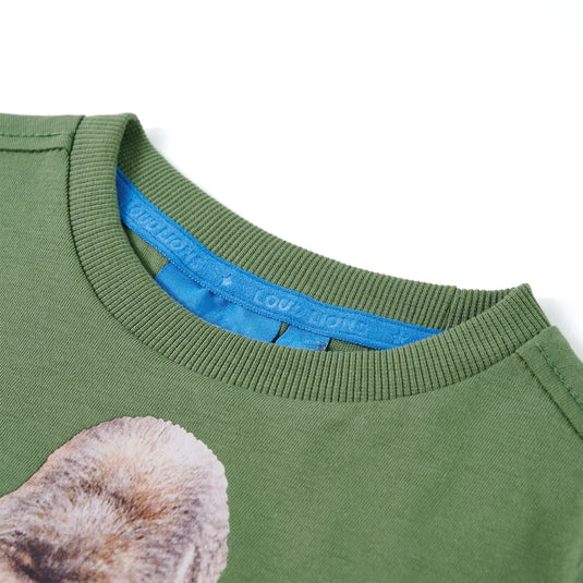 Vidaxl kindershirt met lange mouwen 104 lichtkakikleurig