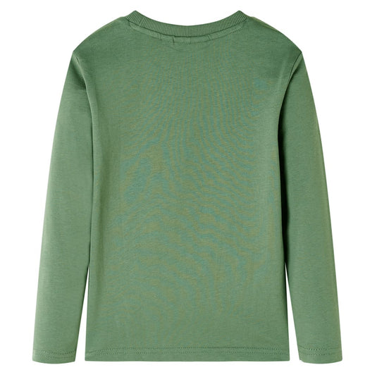 Vidaxl kindershirt met lange mouwen 116 lichtkakikleurig