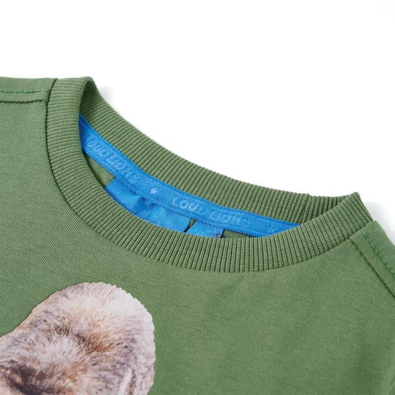 Load image into Gallery viewer, Vidaxl kindershirt met lange mouwen 116 lichtkakikleurig

