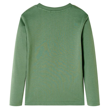 Vidaxl kindershirt met lange mouwen 128 lichtkakikleurig