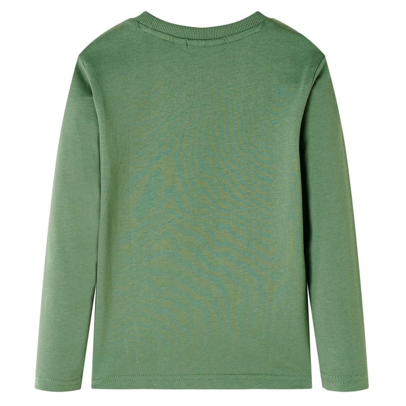 Load image into Gallery viewer, Vidaxl kindershirt met lange mouwen 128 lichtkakikleurig
