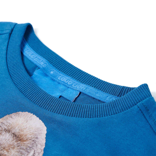 VidaXL Kindershirt met lange mouwen 92 petrol