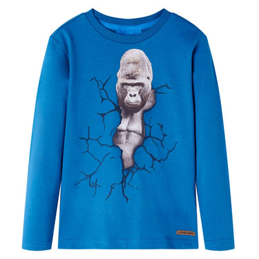 Vidaxl kindershirt met lange mouwen 116 petrol
