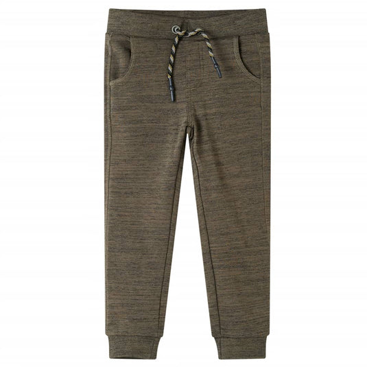 Vidaxl kinderjoggingbroek 116 gemêleerd donker kaki