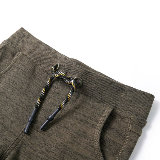 Vidaxl kinderjoggingbroek 116 gemêleerd donker kaki
