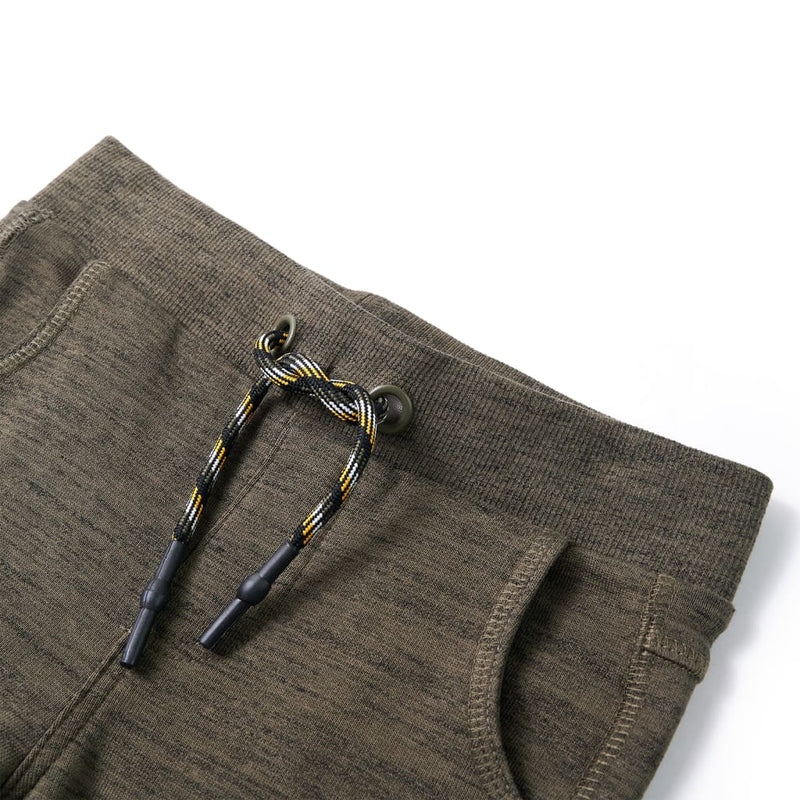 Load image into Gallery viewer, Vidaxl kinderjoggingbroek 116 gemêleerd donker kaki
