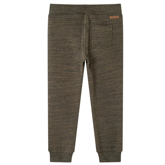 Vidaxl kinderjoggingbroek 140 gemêleerd donker kaki