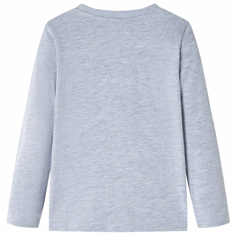 Load image into Gallery viewer, Vidaxl kindershirt met lange mouwen 104 gemêleerd grijs
