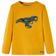 Vidaxl kindershirt met lange mouwen 104 okerkleurig