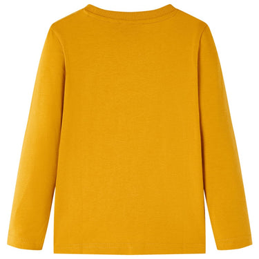 Vidaxl kindershirt met lange mouwen 104 okerkleurig
